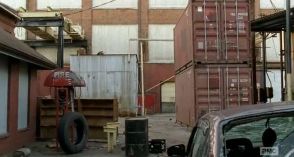 Looks like Rick and them aren't the only prisoners. What are the odds Beth's still alive in one of those containers?