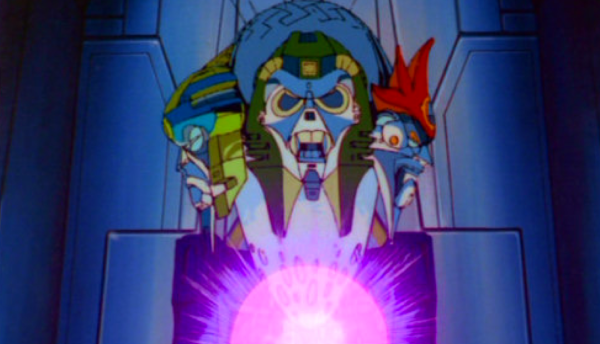 The Quintessons as they appear in Generation 1 Transformers